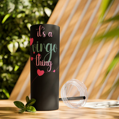 Skinny Tumbler with Straw, 20oz | Virgo