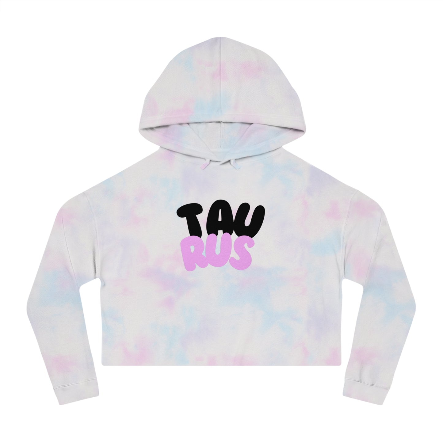 Women’s Cropped Hooded Sweatshirt- Taurus