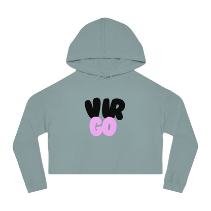 Women’s Cropped Hooded Sweatshirt- Virgo