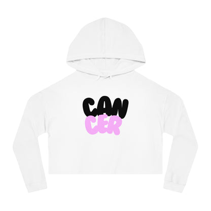 Women’s Cropped Hooded Sweatshirt- Cancer