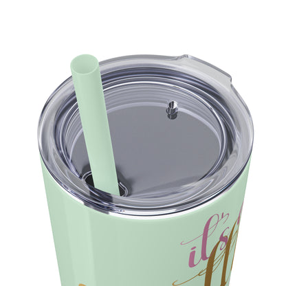 Skinny Tumbler with Straw, 20oz | Sagittarius