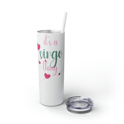 Skinny Tumbler with Straw, 20oz | Virgo