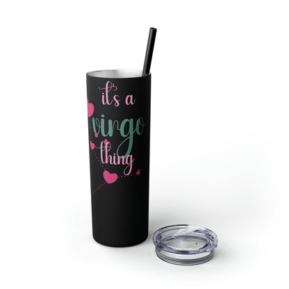 Skinny Tumbler with Straw, 20oz | Virgo