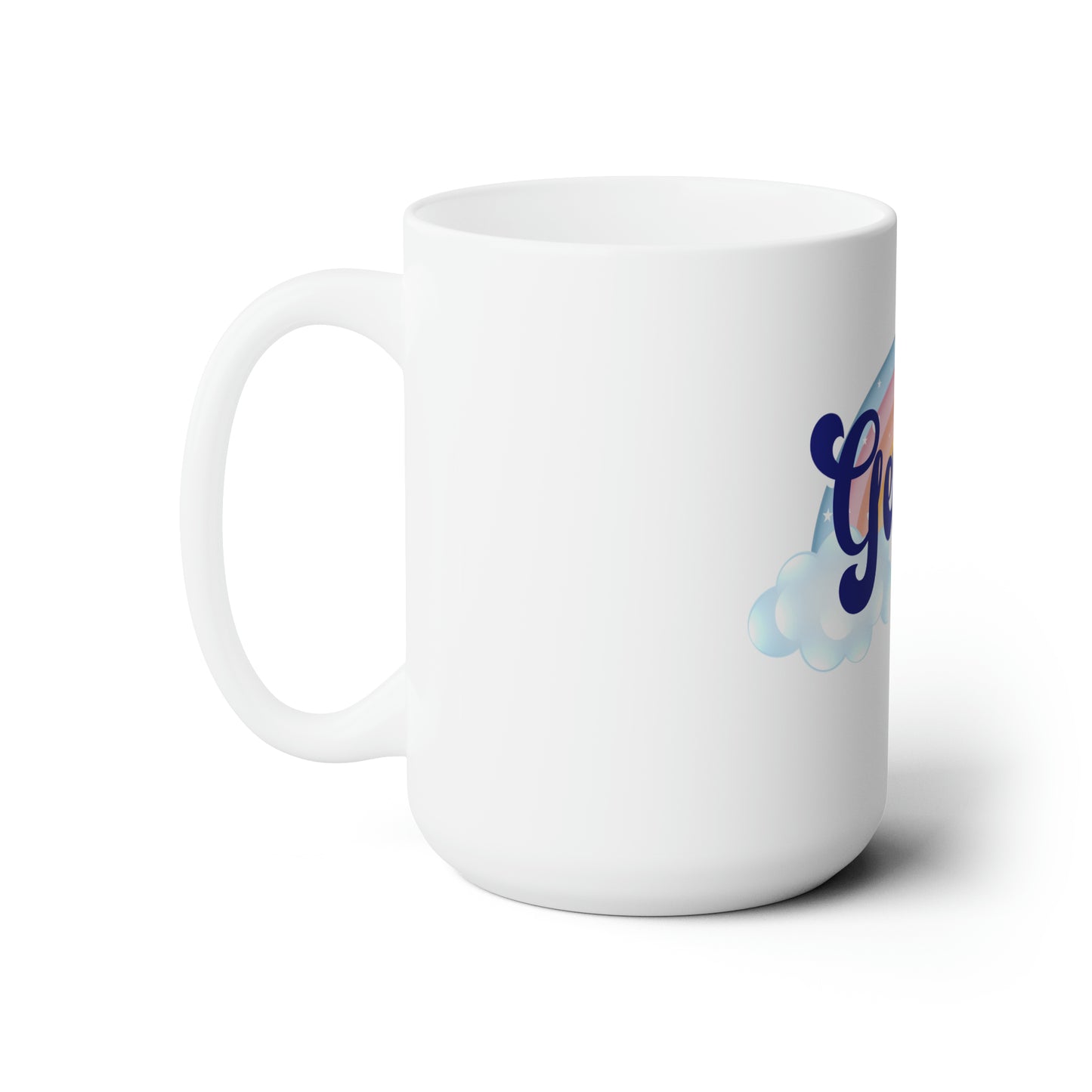 Gemini Ceramic Rainbow Mug 15oz