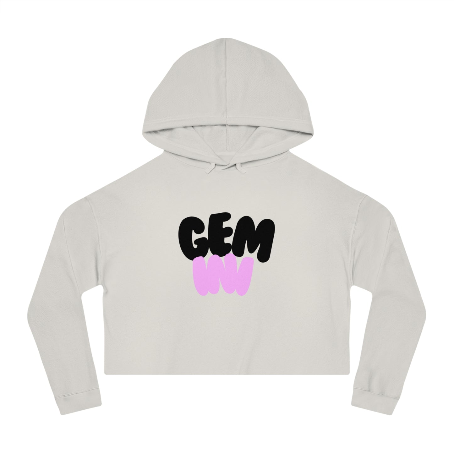 Women’s Cropped Hooded Sweatshirt- Gemini