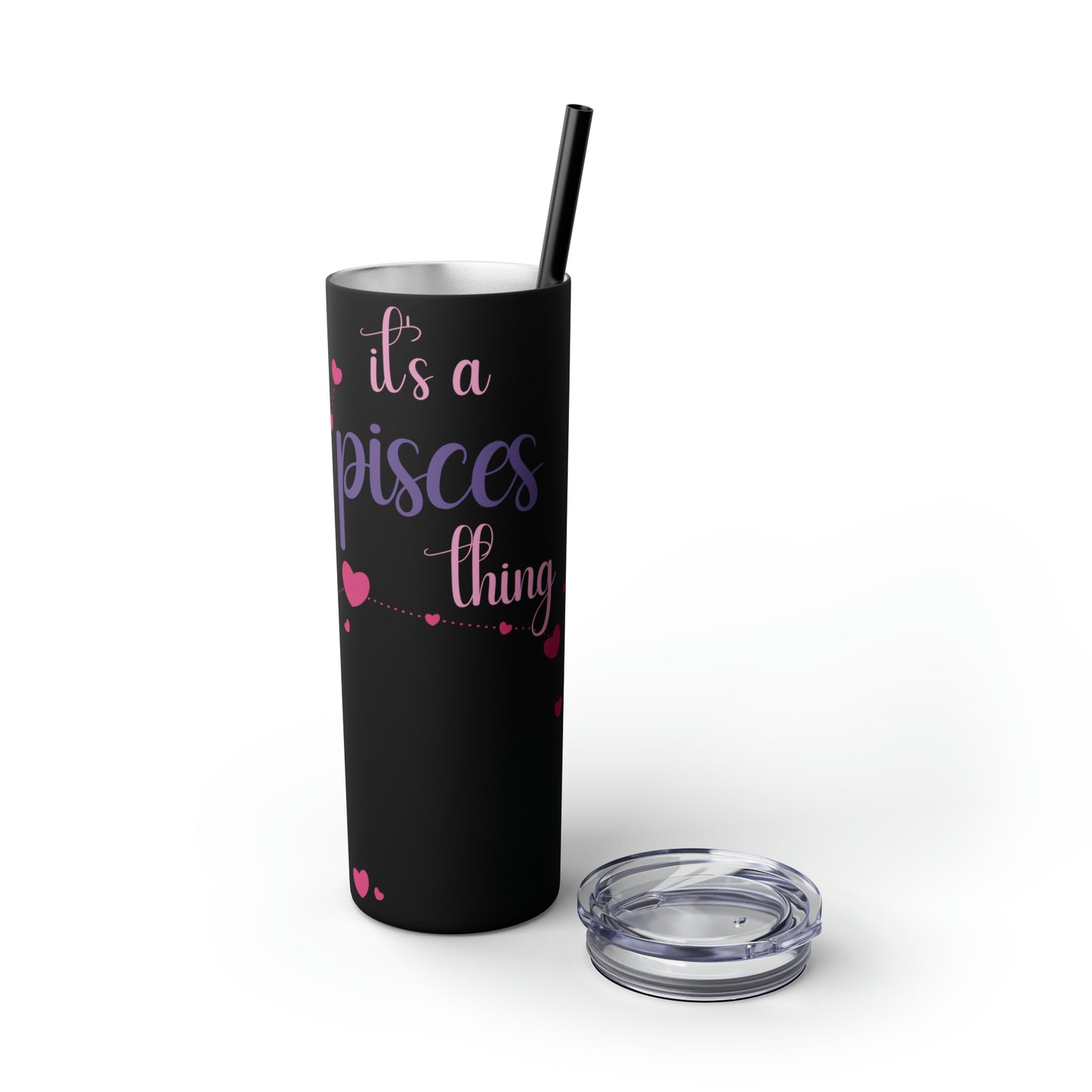 Skinny Tumbler with Straw, 20oz | Pisces