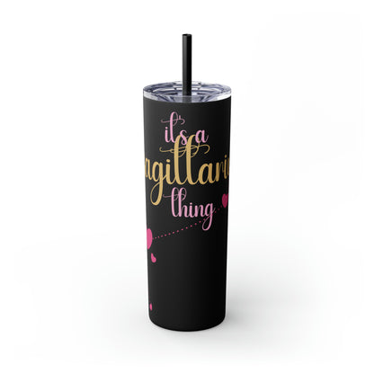 Skinny Tumbler with Straw, 20oz | Sagittarius