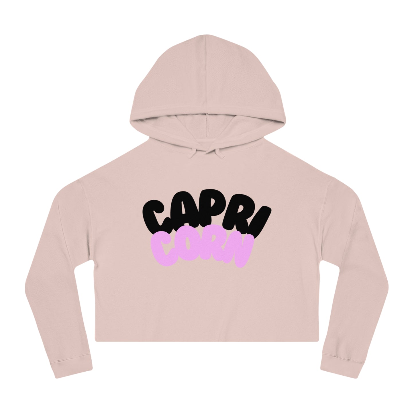 Women’s Cropped Hooded Sweatshirt- Capricorn