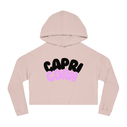 Women’s Cropped Hooded Sweatshirt- Capricorn