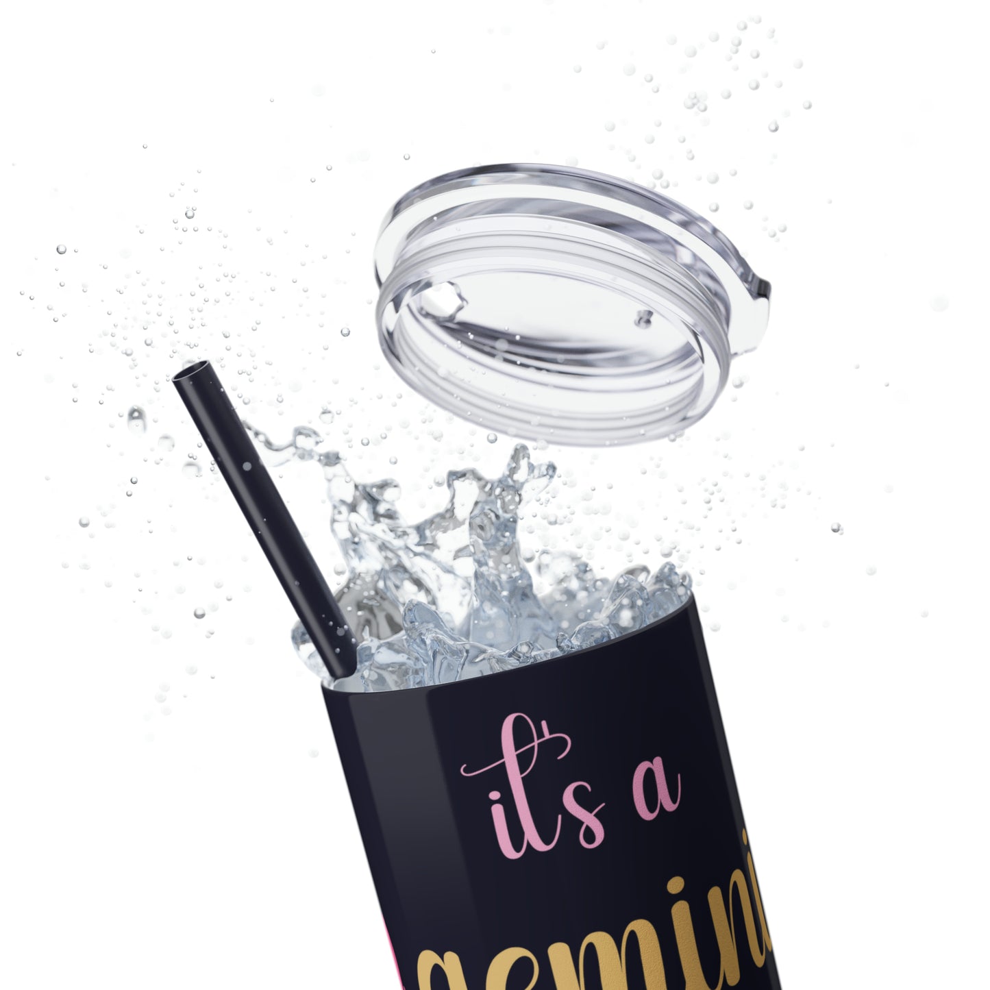 Skinny Tumbler with Straw, 20oz | Gemini