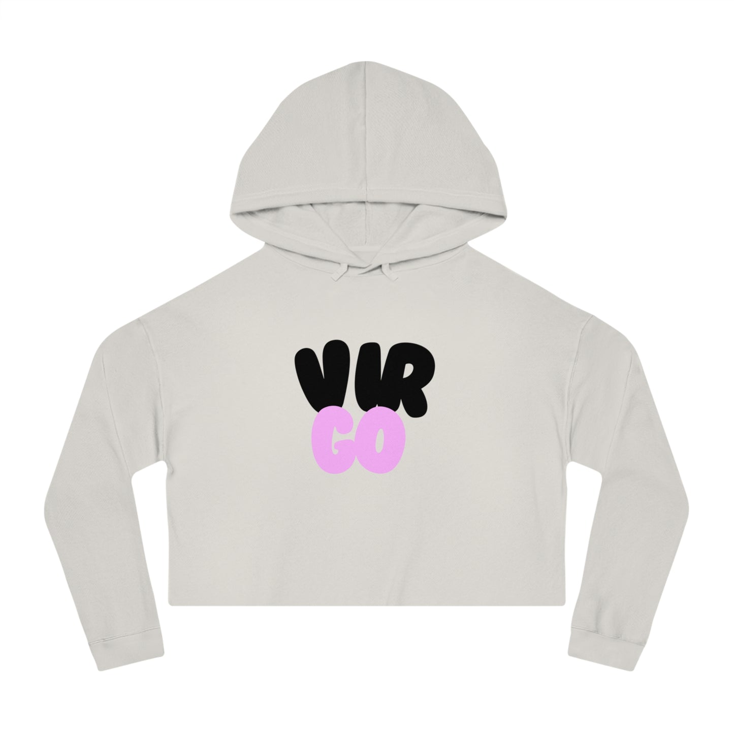 Women’s Cropped Hooded Sweatshirt- Virgo