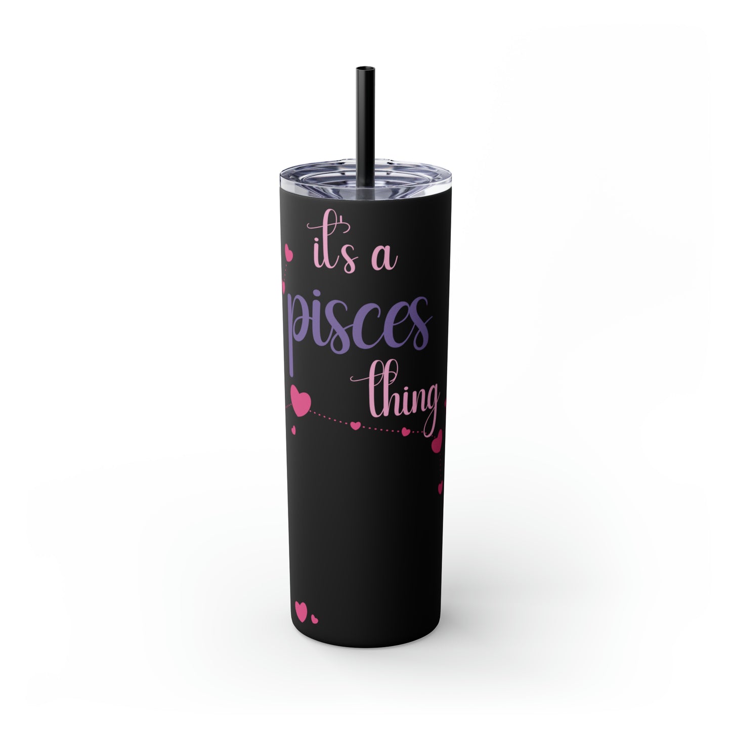 Skinny Tumbler with Straw, 20oz | Pisces