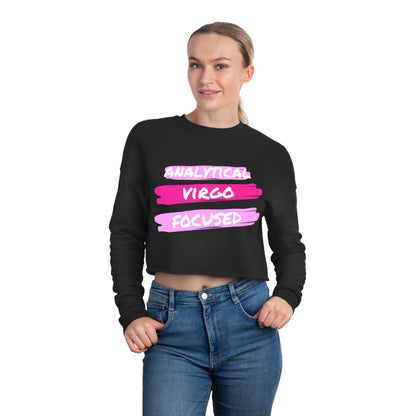 Virgo Focused | Women's Cropped Sweatshirt