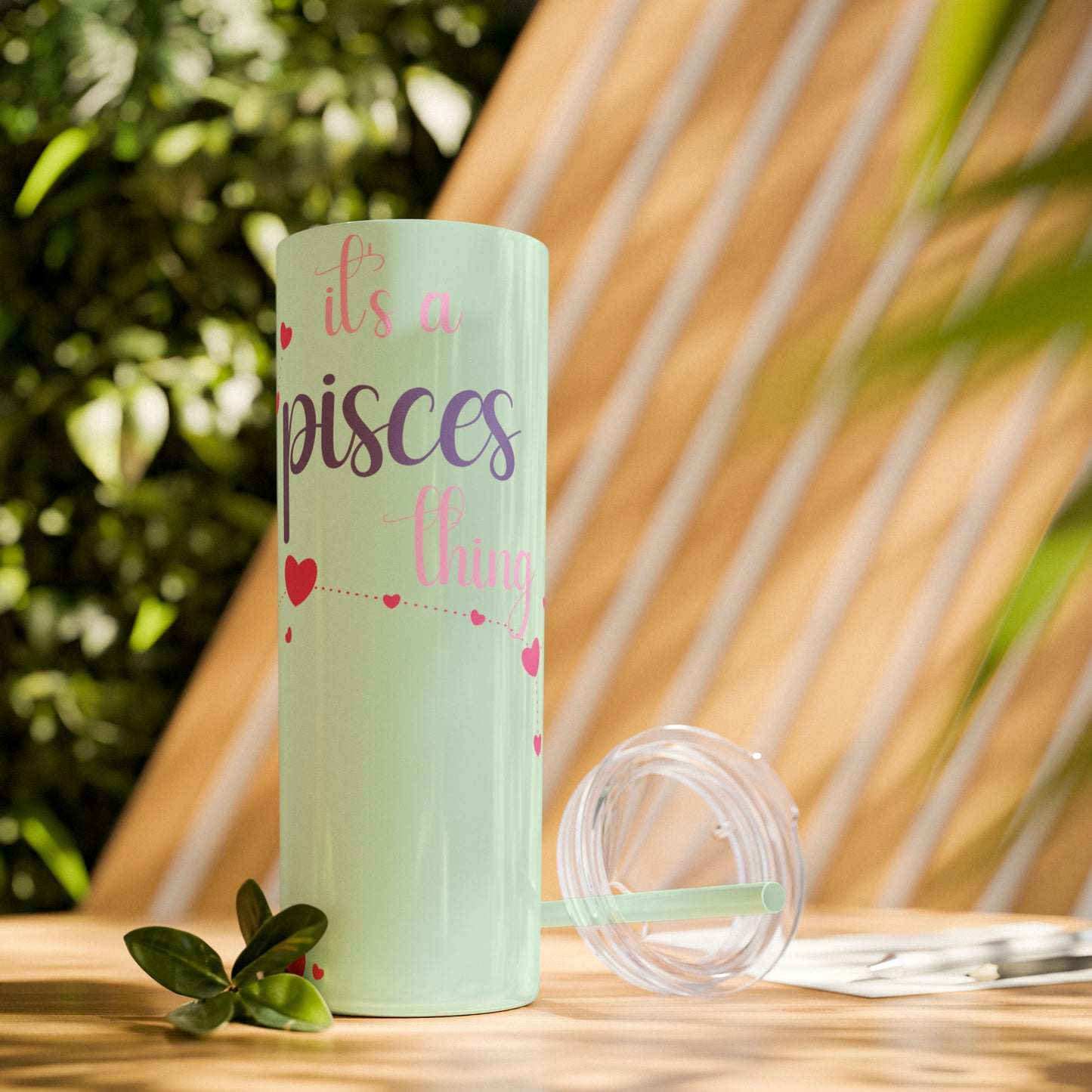 Skinny Tumbler with Straw, 20oz | Pisces