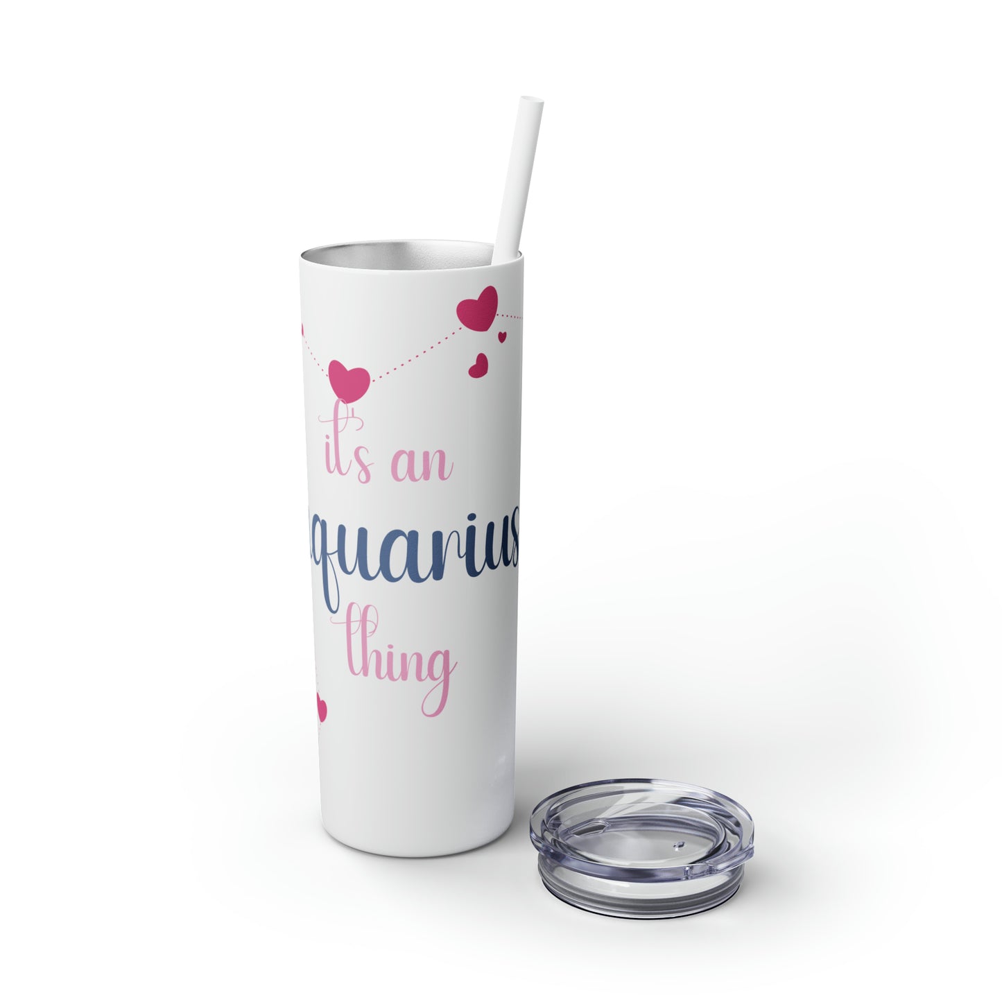 Skinny Tumbler with Straw, 20oz | Aquarius