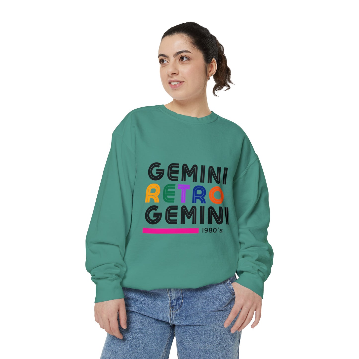 Crew Neck Sweatshirt- Gemini