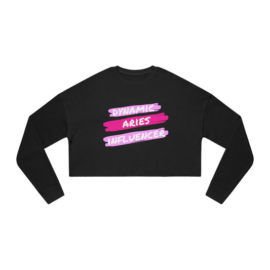 Aries Dynamic | Women's Cropped Sweatshirt