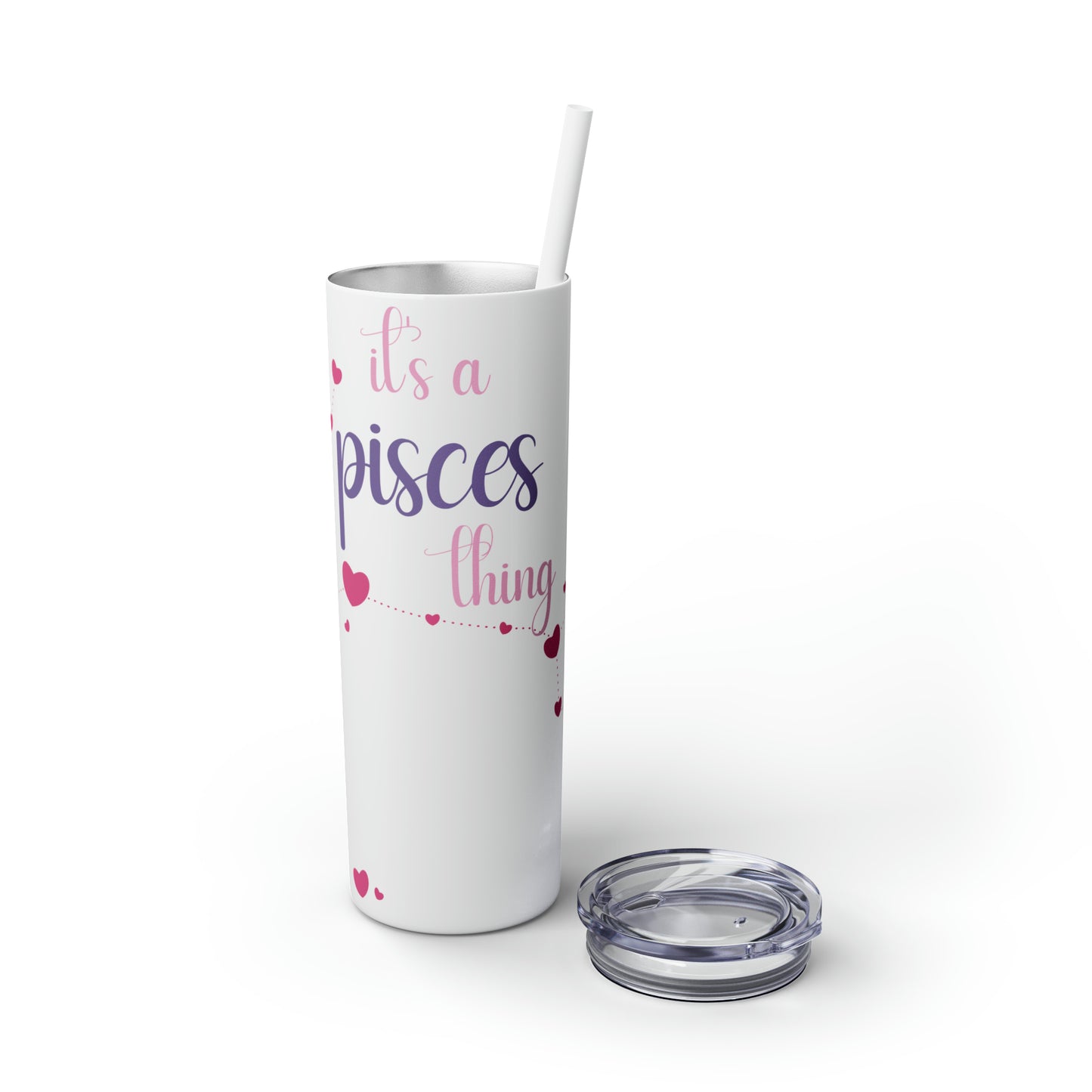 Skinny Tumbler with Straw, 20oz | Pisces