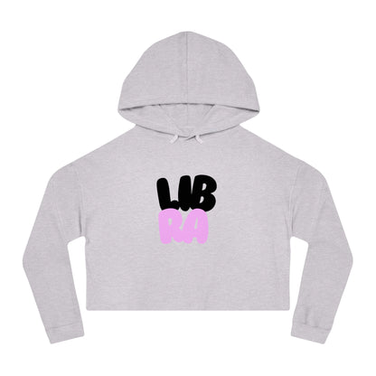 Women’s Cropped Hooded Sweatshirt- Libra