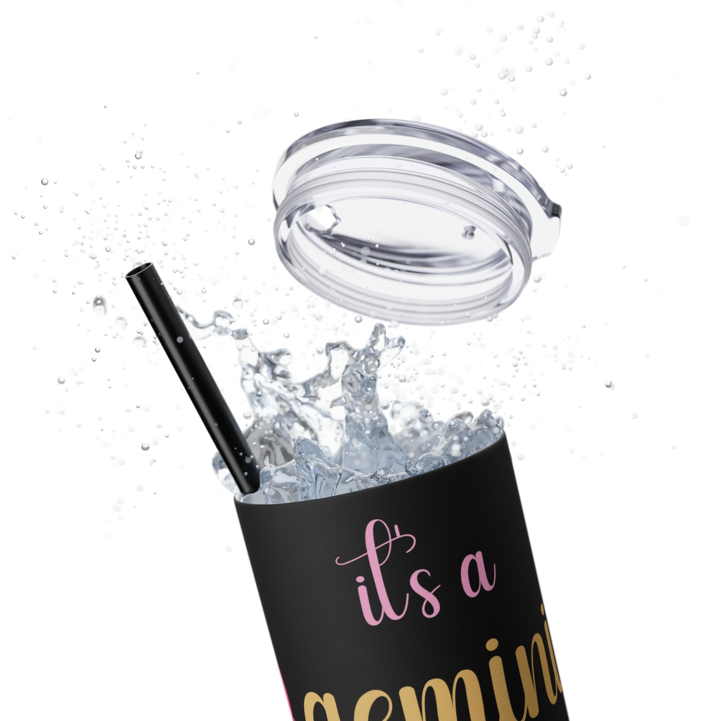 Skinny Tumbler with Straw, 20oz | Gemini