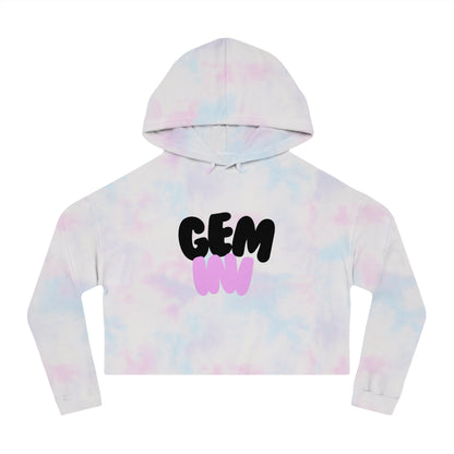 Women’s Cropped Hooded Sweatshirt- Gemini