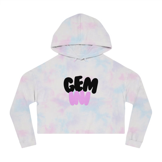 Women’s Cropped Hooded Sweatshirt- Gemini