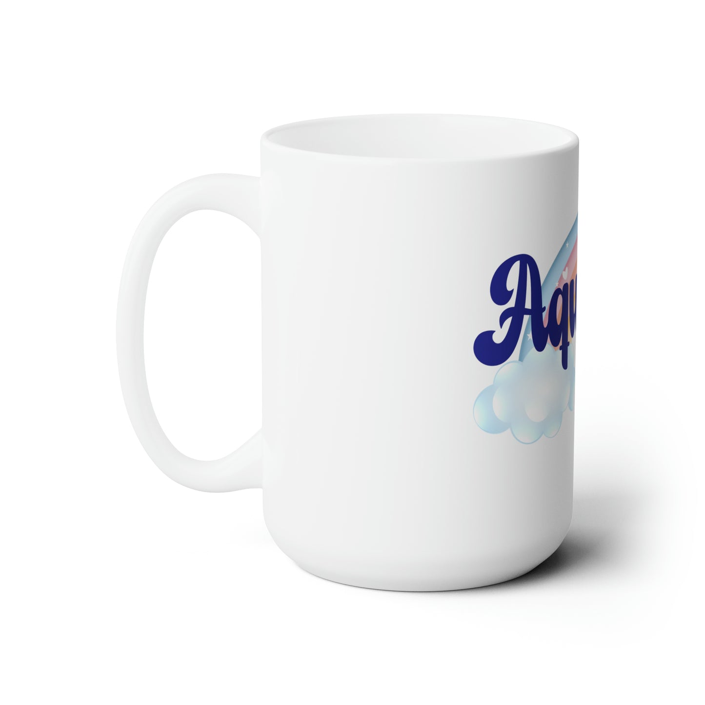 Aquarius Ceramic Rainbow Mug 15oz