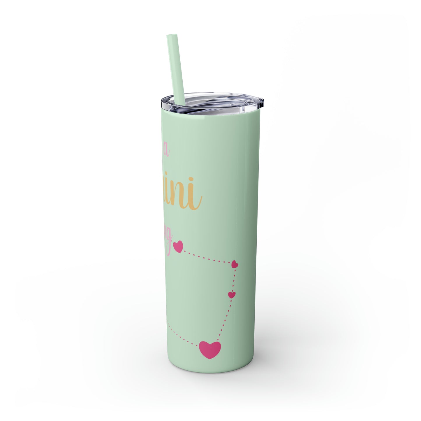 Skinny Tumbler with Straw, 20oz | Gemini