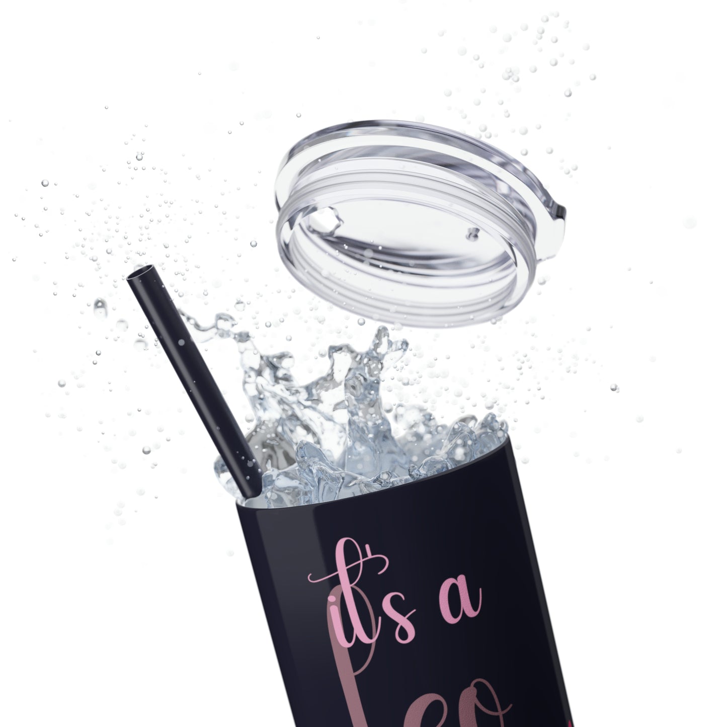 Skinny Tumbler with Straw, 20oz | Leo