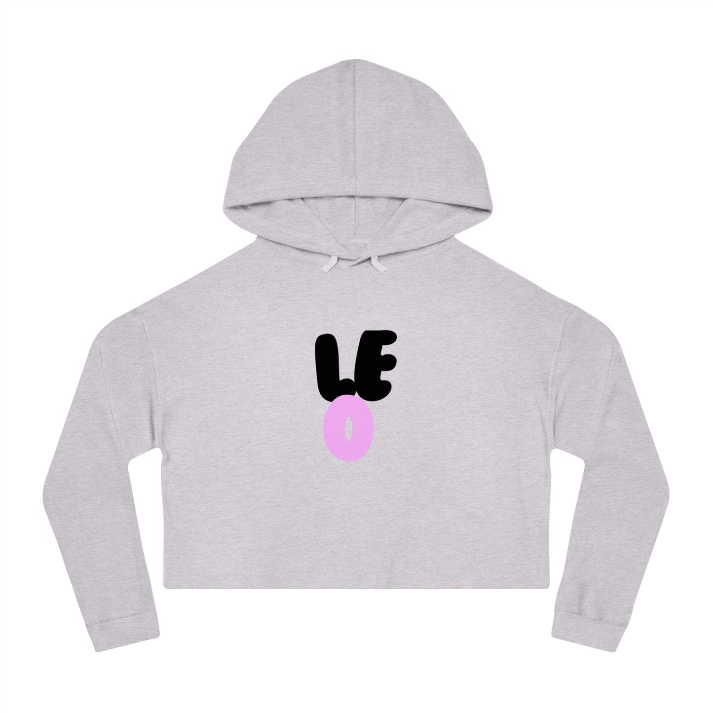 Women’s Cropped Hooded Sweatshirt- Leo