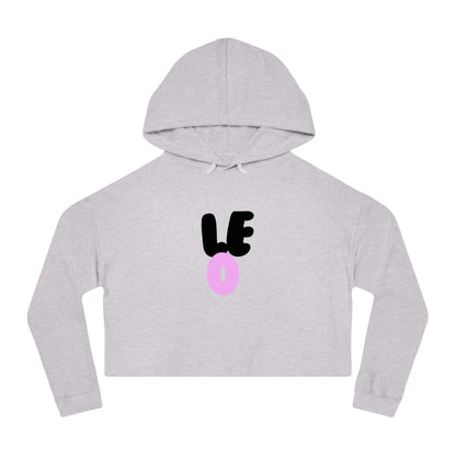 Women’s Cropped Hooded Sweatshirt- Leo