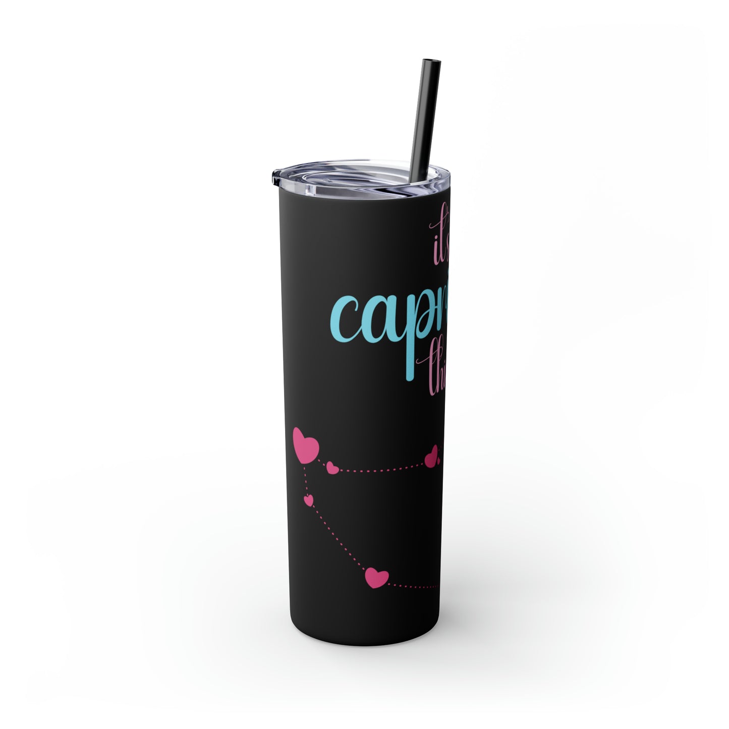 Skinny Tumbler with Straw, 20oz | Capricorn