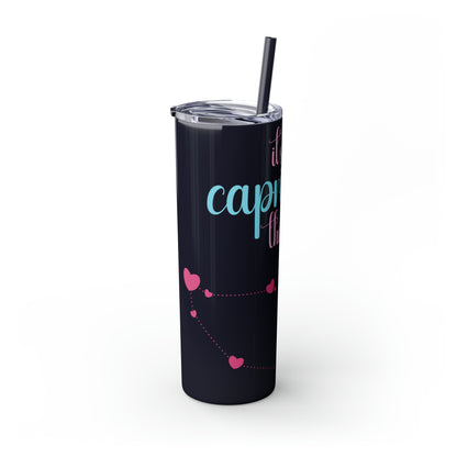 Skinny Tumbler with Straw, 20oz | Capricorn