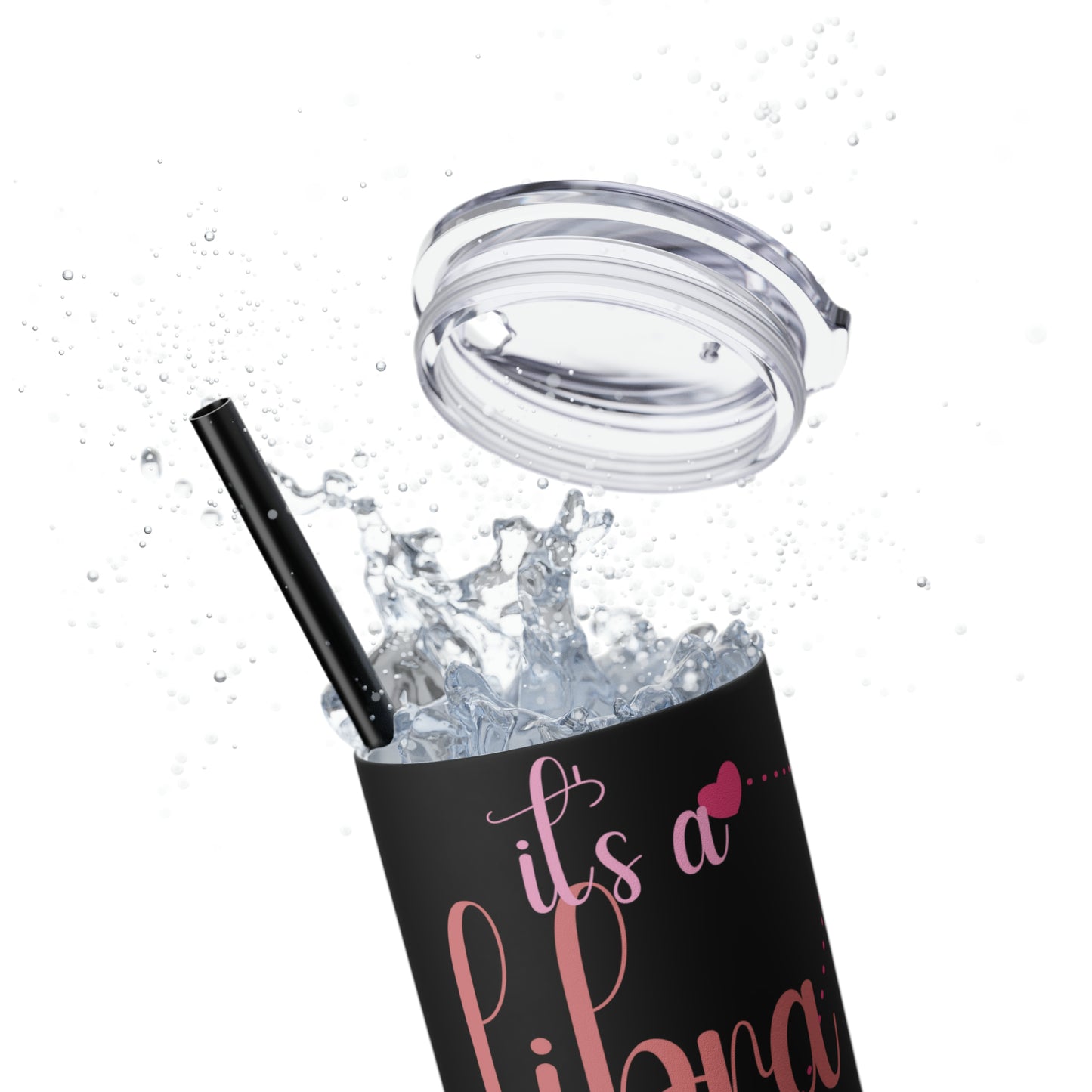 Skinny Tumbler with Straw, 20oz | Libra