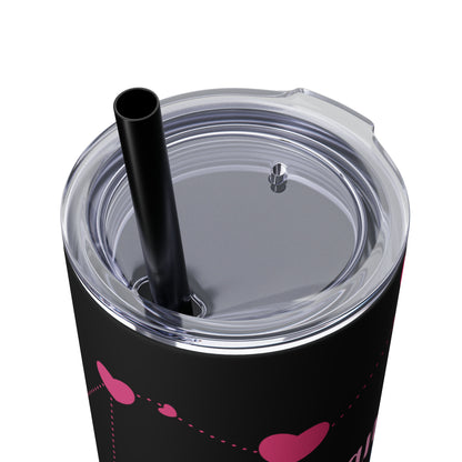 Skinny Tumbler with Straw, 20oz | Aquarius