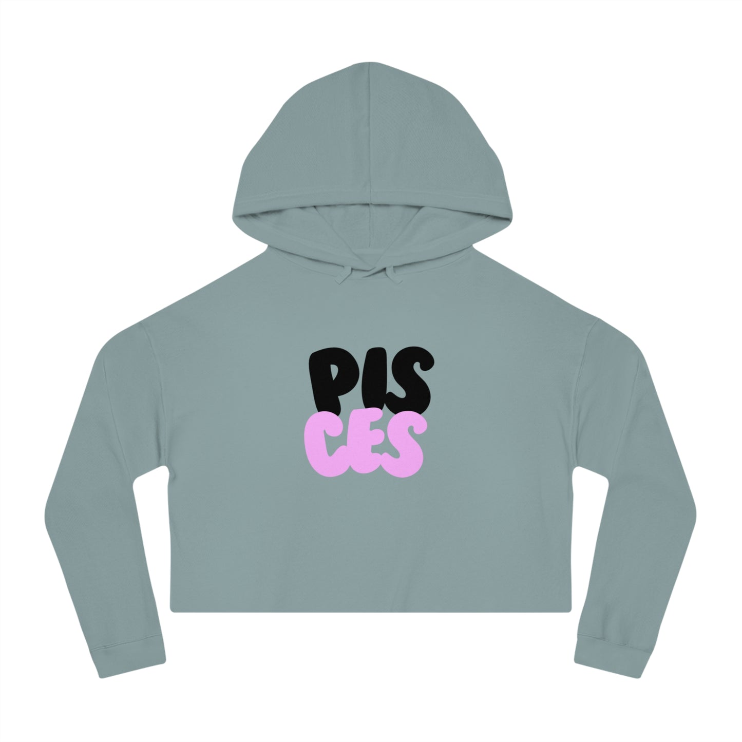 Women’s Cropped Hooded Sweatshirt- Pisces