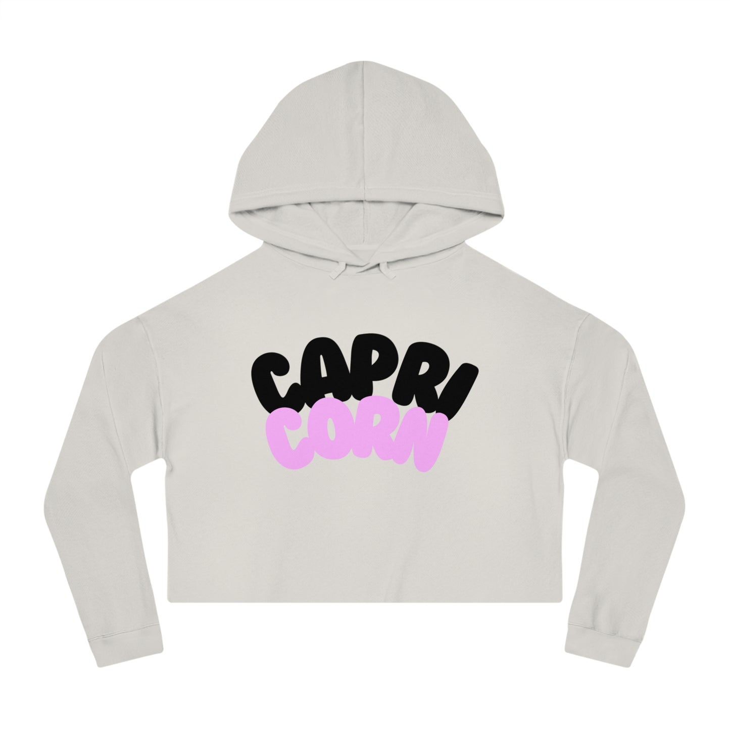 Women’s Cropped Hooded Sweatshirt- Capricorn