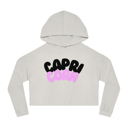 Women’s Cropped Hooded Sweatshirt- Capricorn