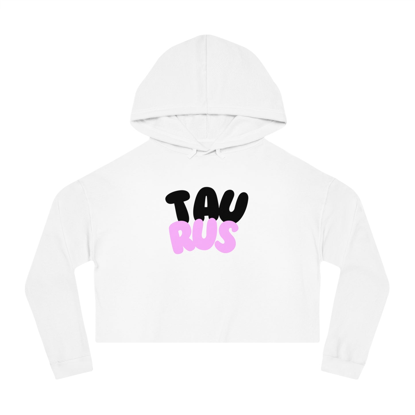 Women’s Cropped Hooded Sweatshirt- Taurus