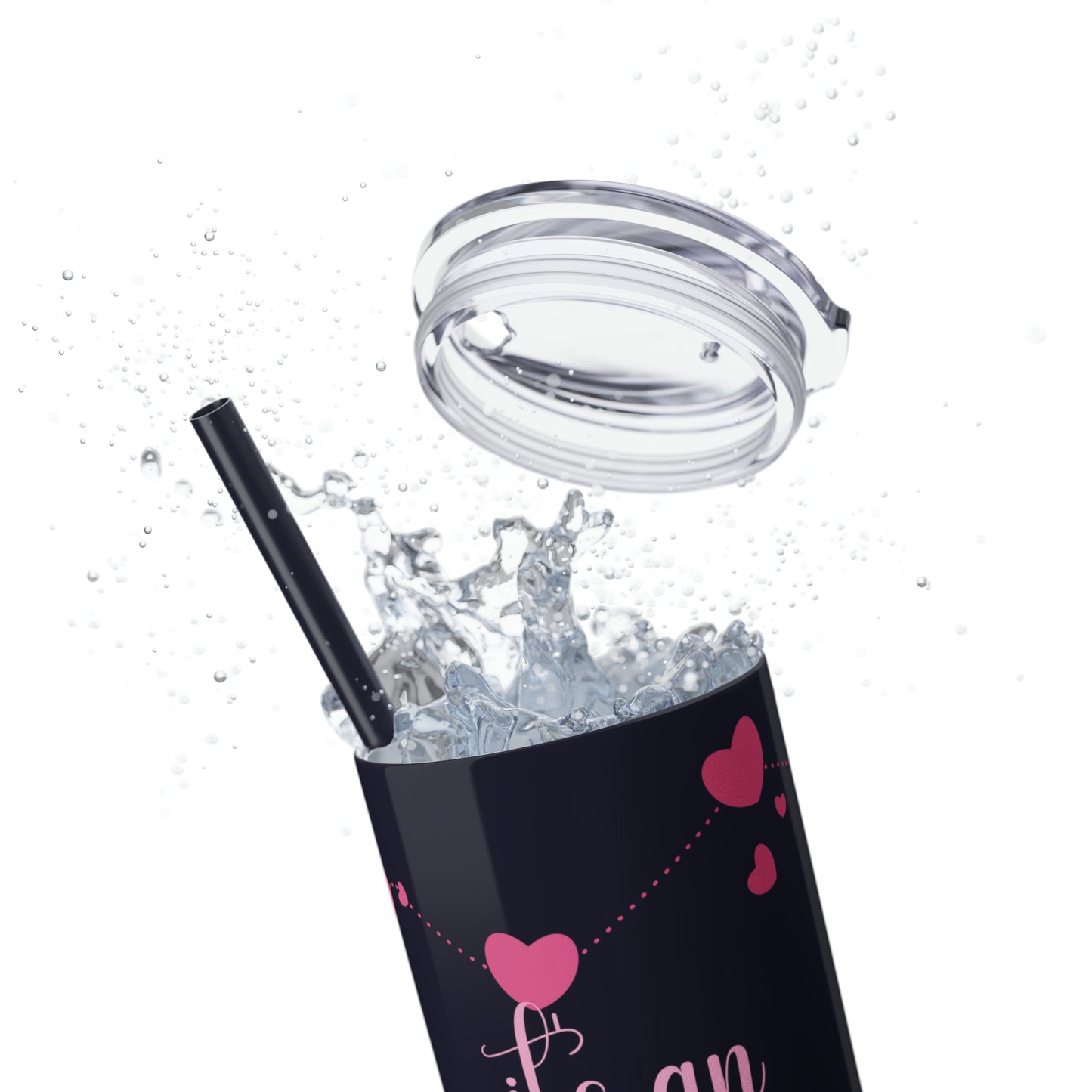 Skinny Tumbler with Straw, 20oz | Aquarius