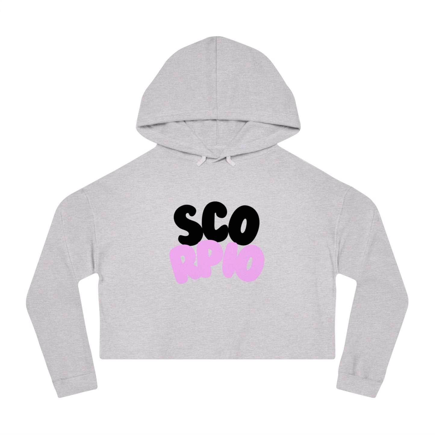 Women’s Cropped Hooded Sweatshirt- Scorpio