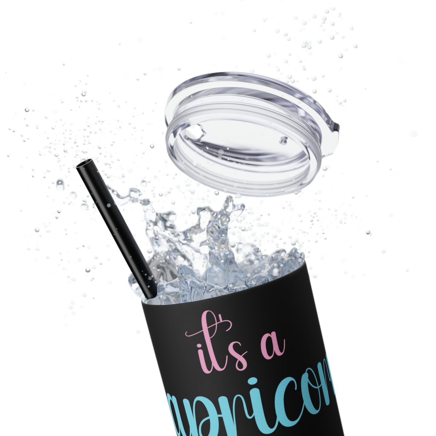 Skinny Tumbler with Straw, 20oz | Capricorn