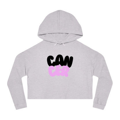 Women’s Cropped Hooded Sweatshirt- Cancer