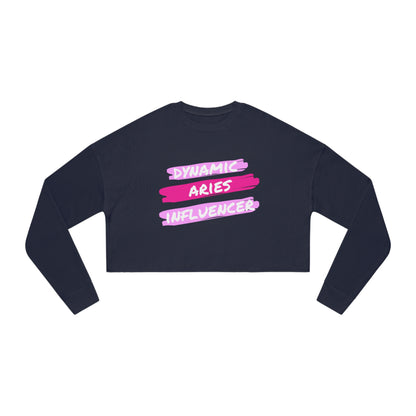 Aries Dynamic | Women's Cropped Sweatshirt