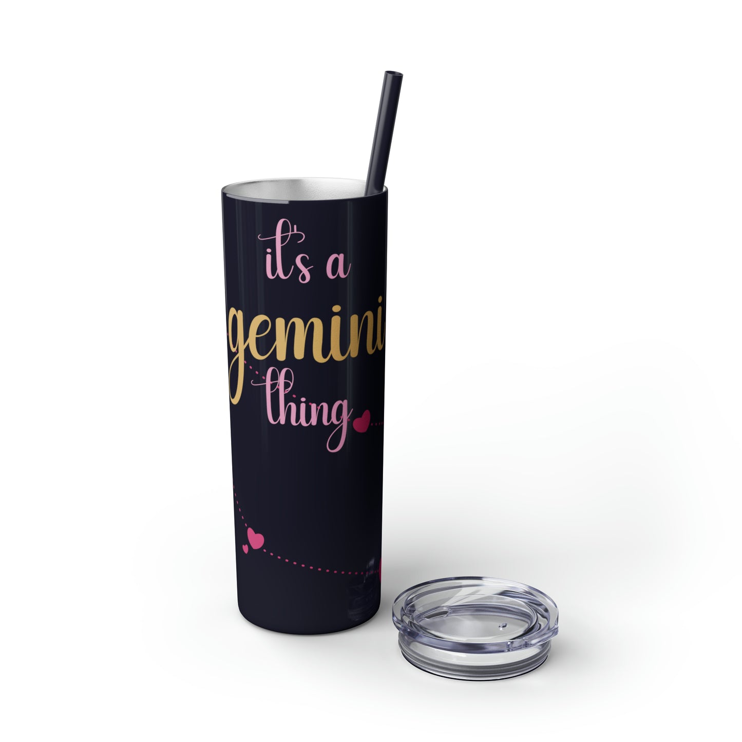 Skinny Tumbler with Straw, 20oz | Gemini