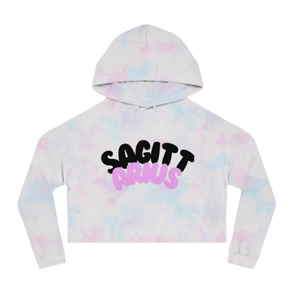 Women’s Cropped Hooded Sweatshirt- Sagittarius