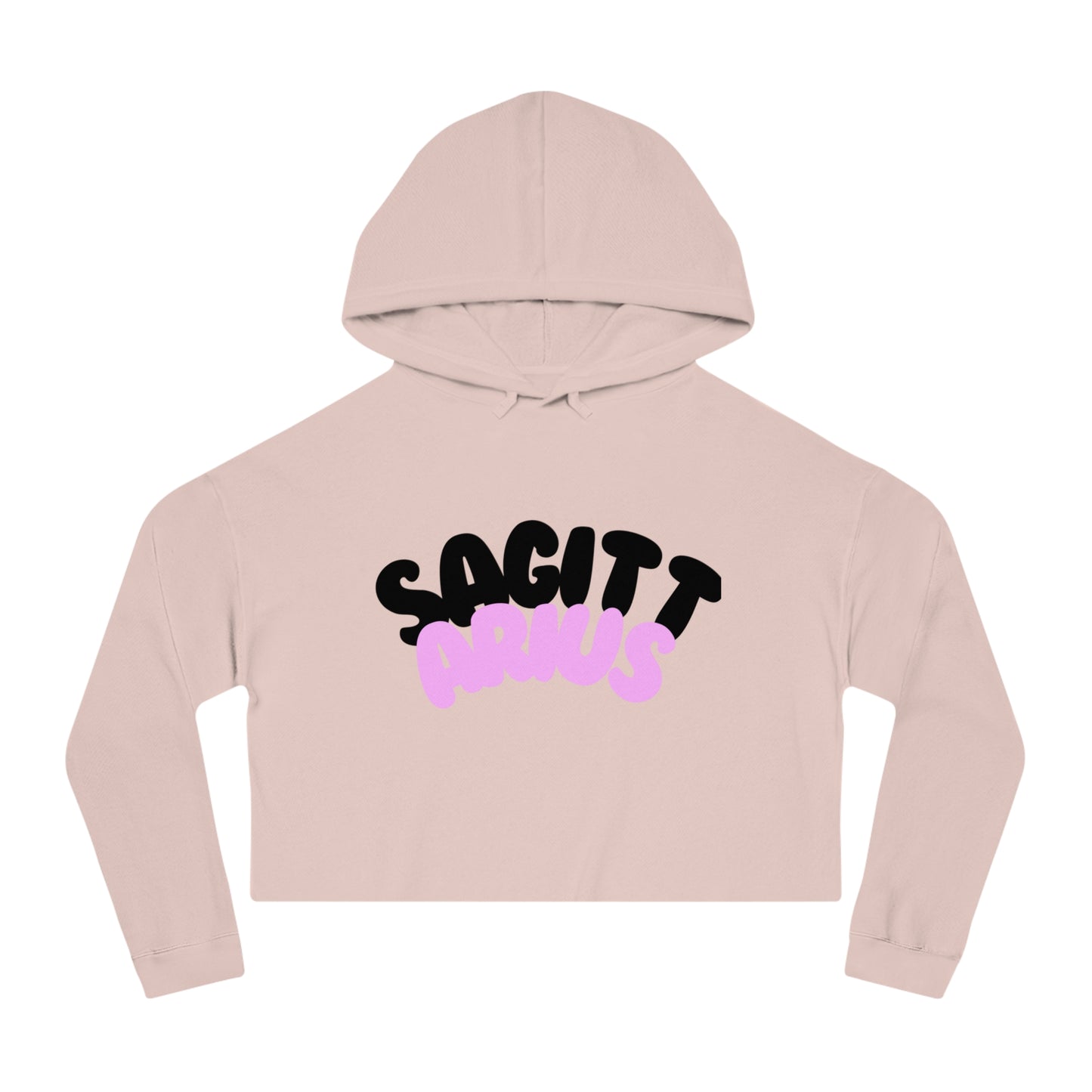 Women’s Cropped Hooded Sweatshirt- Sagittarius