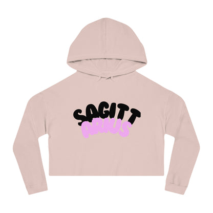 Women’s Cropped Hooded Sweatshirt- Sagittarius