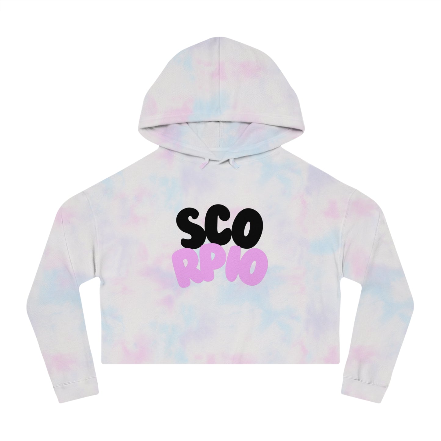 Women’s Cropped Hooded Sweatshirt- Scorpio