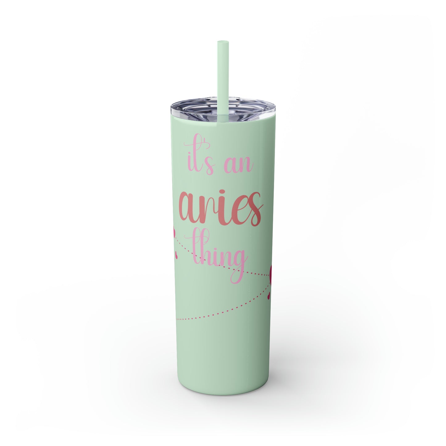 Skinny Tumbler with Straw, 20oz | Aries